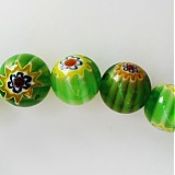 Korálky - millefiori 10mm - 109577