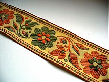 Textil - stuha folklór 40mm - 112372