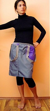 Sukne - Violett - 158282