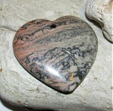Minerály - Leopardí Jaspis - srdce - 172335
